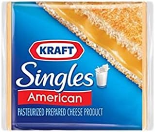 Kraft Cheese American Singles Yellow 8 OZ Pack of 3