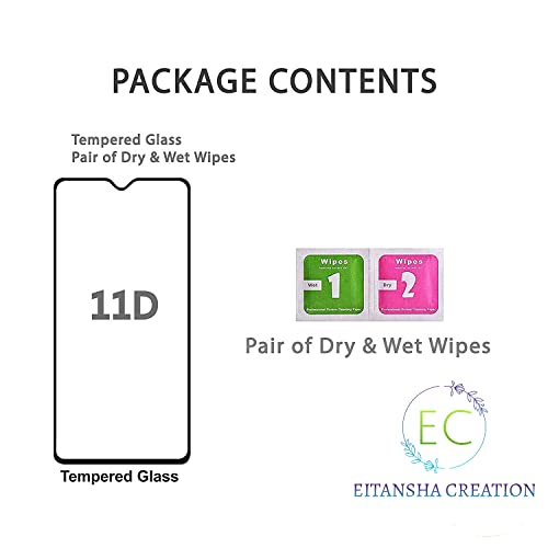 Image of 2.5D Tempered Glass Screen Protector Compatible for Redmi K50i 5G / Redmi K50 Pro with Full Screen Coverage (except edges) and Easy Installation kit
