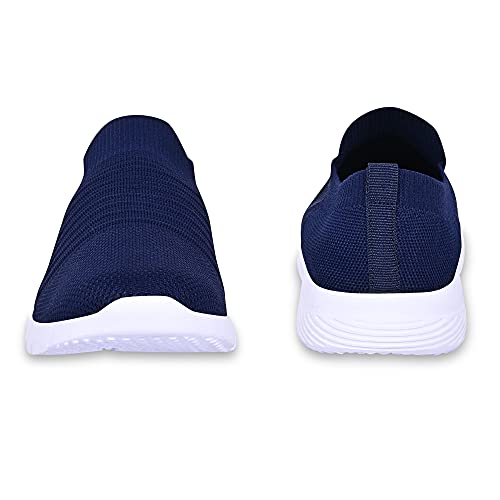 Image of SKITTER Men's Lightweight Slip-On-Shoes Polyester Material Black Color Footwear (GN-110)