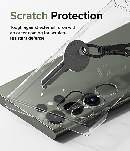 Image of Ringke Slim Compatible with Samsung Galaxy S23 Ultra 5G Case Cover Transprarent Hard 0.7mm Super Slim Thin Skin Polycarbonate Samsung S23 Ultra Back Cover - Clear
