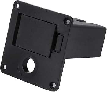 KUOQIY 4 Pezzi 3x1.5V AA Supporto Batteria, 4.5V Portabatteria Con Costruito In Presa USB Femmina E Interruttore On/Off E Coperchio, Con 2 Pezzi Custodia Batteria In Plastica, Nero