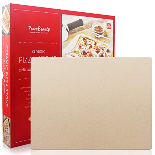 Pizza Stone, Engineered Tuff Cordierite Durable, Heavy Duty Ceramic, Baking Stone, Pizza Pan