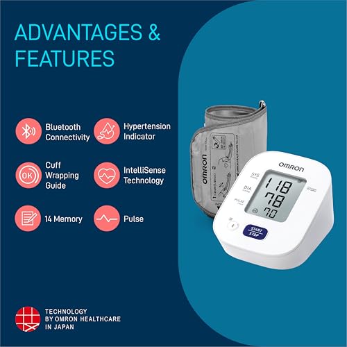 Omron HEM 7140T1 Bluetooth Arm Blood Pressure Monitor — view 3