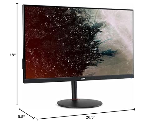 Image of Acer Nitro VG272U V3 27 inch Class WQHD Gaming LED Monitor - 16:9 - Black