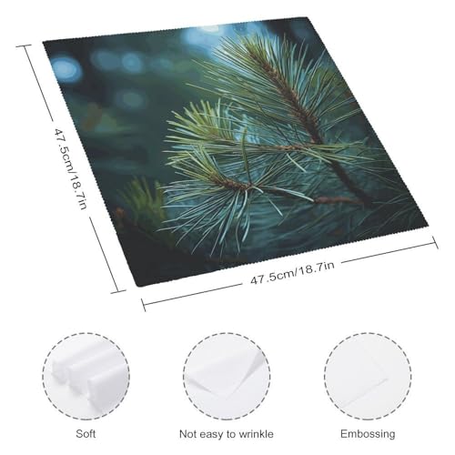 Servilletas de Tela Cuadradas Floral 18.7 in miniatura 2