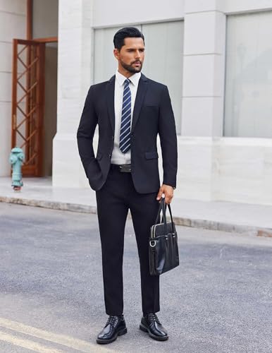 COOFANDY Men's Dress Shirt Solid Long Sleeve Wrinkle Free Formal Shirt Business Button Down Shirts with Pocket4