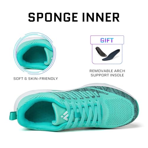 Image of Mishansha Womens Sneakers Air Cushion Running Tennis Shoes Women Lightweight Arch Support Walking Shoes
