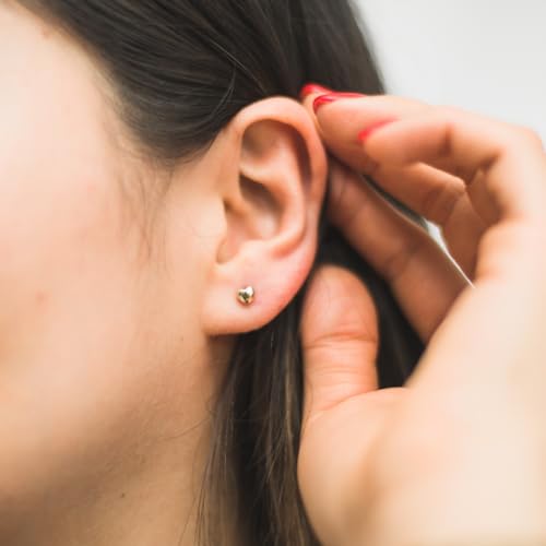 La Mejor comparativa de Pendientes bebe oro Top cinco. 11 Imagen adicional
