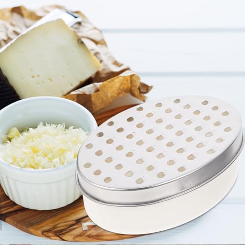 Set rallador con contenedor Tofficu inoxidable 3 piezas miniatura 7