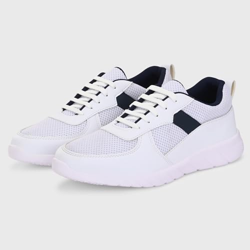 Image of Centrino Lightweight Sneakers for Men | Shoes for Man Stylish | Casual Breathable Lace-Up Canvas Walking Shoes | Cushioned Insole for All-Day Comfort | Anti-Skid Sole | Comfortable Mens Shoes Daily (6822)
