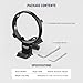 NEEWER Rotatable Collar Mount Plate for Fujifilm GFX100 II 100S 50S II, Fast Horizontal to Vertical Camera Tripod Lens Mount Ring Compatible with DJI RS 3/2 & Arca Quick Release System, CA059