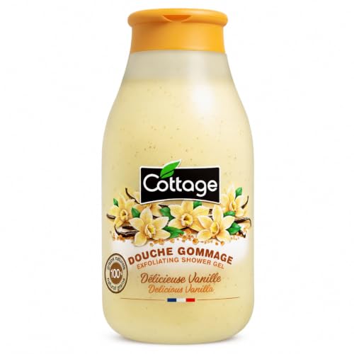 Cottage Douche Gommage Délicieuse Vanille Grains Exfoliants 100% Naturels, 1 Unité
