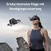 DJI Avata Explorer Combo – Drohne mit Kamera, UAV Quadrokopter mit stabilisiertem 4K-Video, Sichtfeld von 155°, Notbremse und Schwebeflug, inklusive neuem RC Motion 2 und DJI Goggles Integra