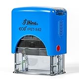 Personalisierter Stempel 38 x 14 mm für bis zu 3 Zeilen - mit eigenen Texten und Logos - Selbstfärbender Firmenstempel, Bürostempel, Adressstempel