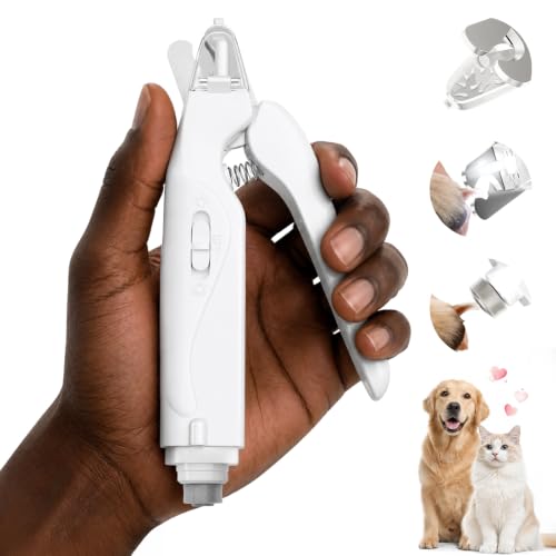 Dog Nail Clippers with Light and Dog Nail Grinder Quiet, Dog Nail Trimmers