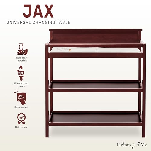 Image of Dream On Me Jax Universal Changing table in Cherry