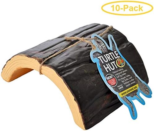 Zoo Med Turtle Hut Large (7" L x 5.5" W x 3" H) - Pack of 10