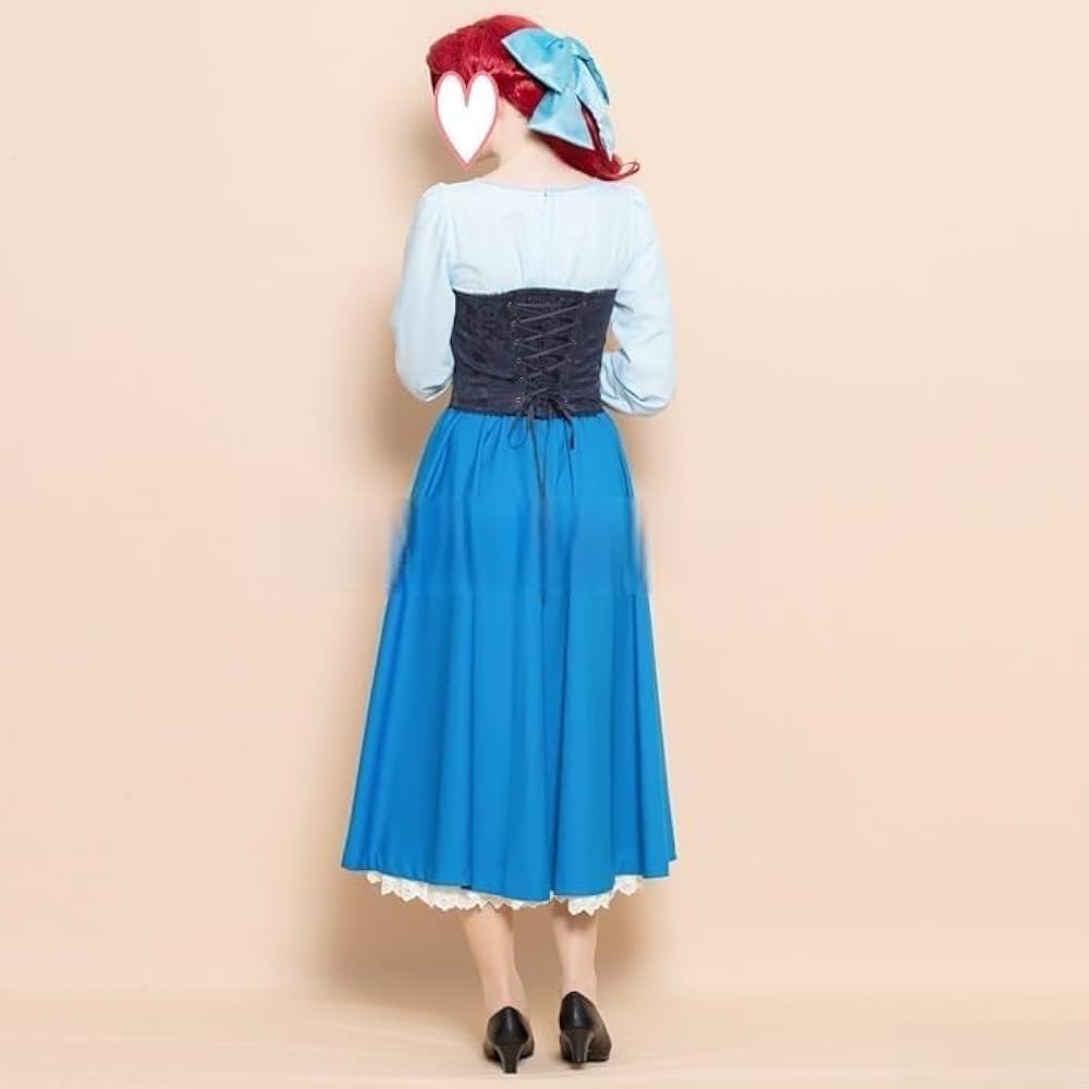 Amazon.co.jp: [900] アリエル キスザガール 仮装 ドレス コスプレ