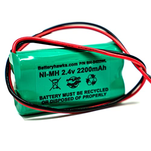 AA2200mAh 2.4V 2.2Ah Battery Ni-MH General Purpose Pack with Leads Solar Light