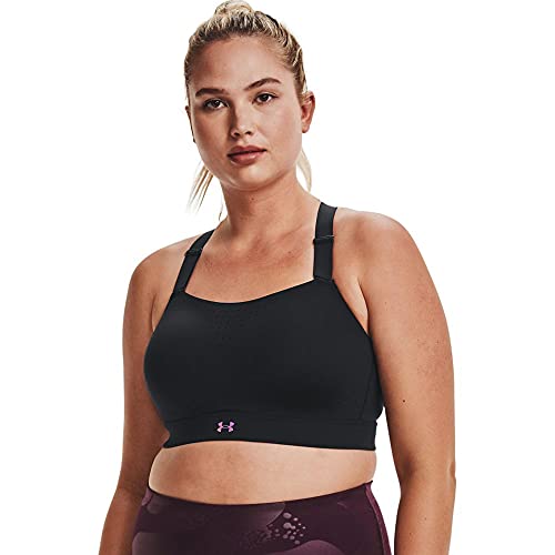 Image of Under Armour Women's Sport Bras Women's Ua Rush™ High Sports Bra, Black, 1363485-001, 32C