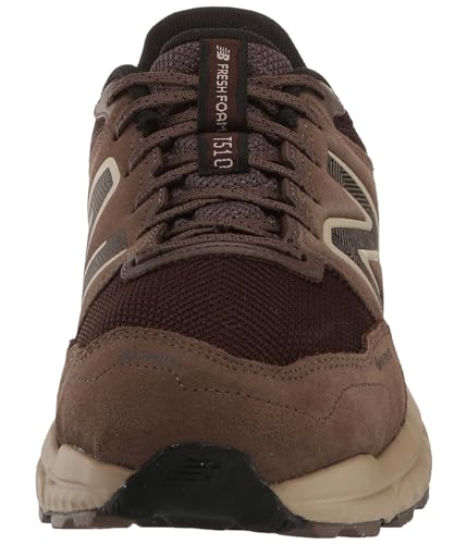 New Balance Women's Fresh Foam 510 V6 H2O Resist Trail Running Shoe, Dark Mushroom/Black Coffee/Black, 9