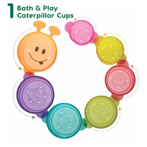 Image of toymate Smart Play 4-in-1 Gift Set - Educational Toddler Toys for 12-36 Months, Shape Sorter, Stacking Rings, Nesting Cups & Pretend Ice Cream Play, Learning Playset for Boys & Girls