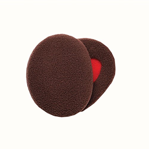 Sprigs Earbags Bandless Ear Warmers/Fleece Earmuffs with Thinsulate - Brown, Small
