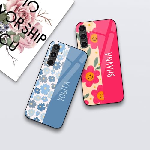 Image of COLORflow Back Cover Compatible with Samsung Galaxy S23 FE 5G | Floral Names Color Customized | Shockproof TPU Bumper with Camera Protection Back Cover Compatible with Samsung Galaxy S23 FE 5G, Multi