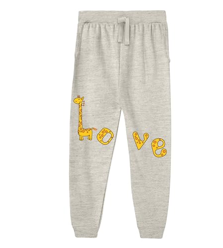 Image of KYDA KIDS Girl's Regular Cotton Joggers for Casual Wear, Jogging, Exercise& Walking (Pack of 1)