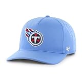 47 Berretto da baseball NFL Tennessee Titans Hitch RF unisex, cinturino regolabile snapback, logo della squadra, colore pervinca, pervinca, Etichettalia unica