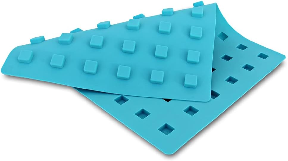 Mini Rounded Square Mold, Edible Gummies, Adds logo. Candy Mold, 54 cavities