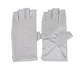 Men Fashion Summer Driving Gloves Touchscreen UV Driving Gloves Sun Light Weight Driving Gloves Grey