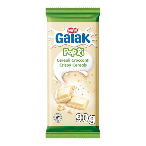 GALAK PoPri Tavoletta Cioccolato Bianco con Cereali 90g