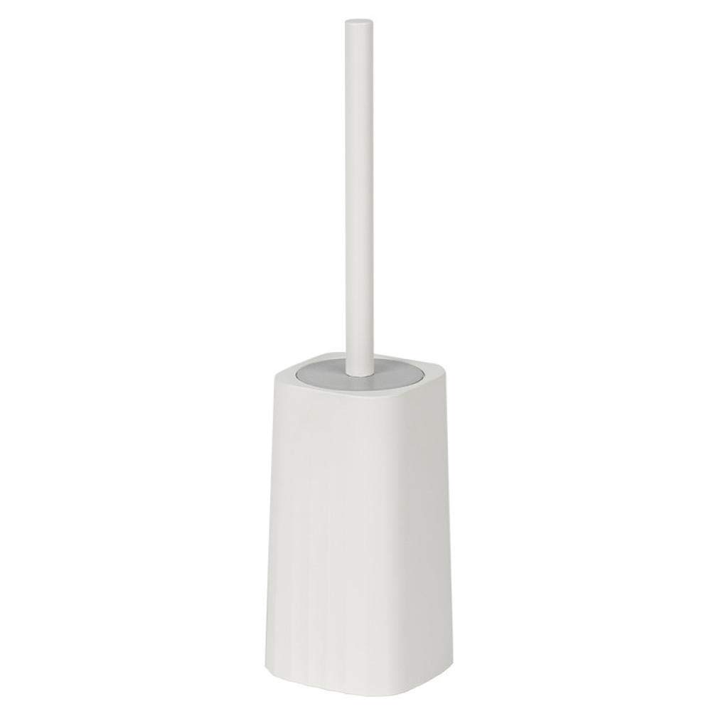 Cepillos de Inodoro Blancos higiénicos, Kit de Cepillo Limpiador de Inodoro, con Soporte de Secado rápido para baño, de pie, fácil de Limpiar