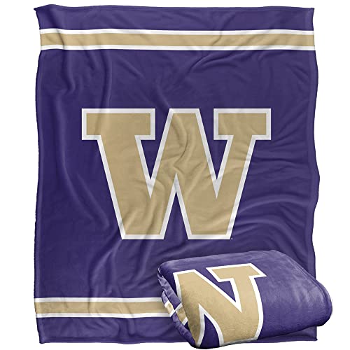 University of Washington Blanket, 60"x80" Primary Logo Silky Touch Super Soft Throw Blanket
