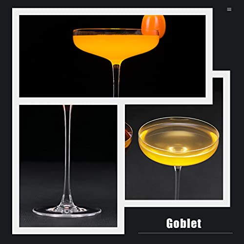 Zerodeko Copo de Coquetéis Xícaras de Champanhe Perfeitas para Festas Ao Ar Livre Casamentos Piqueni