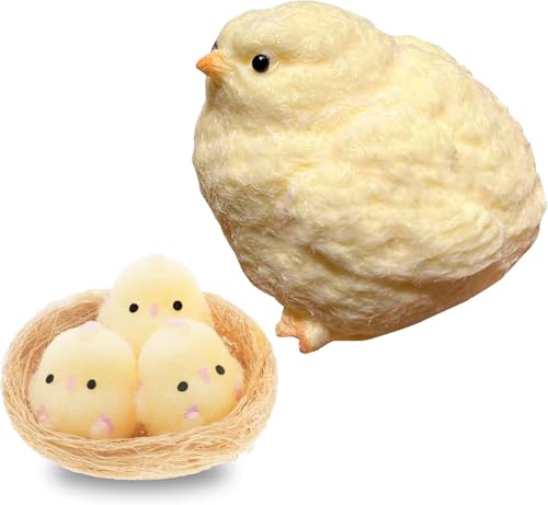 Giocattoli Squishy Taba per pulcini fatti a mano dal design innovativo: il pulcino Q-bouncing Taba squishy giocattoli presentano un design unico nel suo genere che combina l'aspetto adorabile di un pulcino con la soddisfacente squishiness dei giocattoli mochi. Il simpatico pulcino su ogni giocattolo aggiunge un ulteriore elemento di divertimento e carineria è un regalo indispensabile per vacanze, compleanno o laurea per gli appassionati di animali domestici, progettato per aiutare ad alleviare lo stress