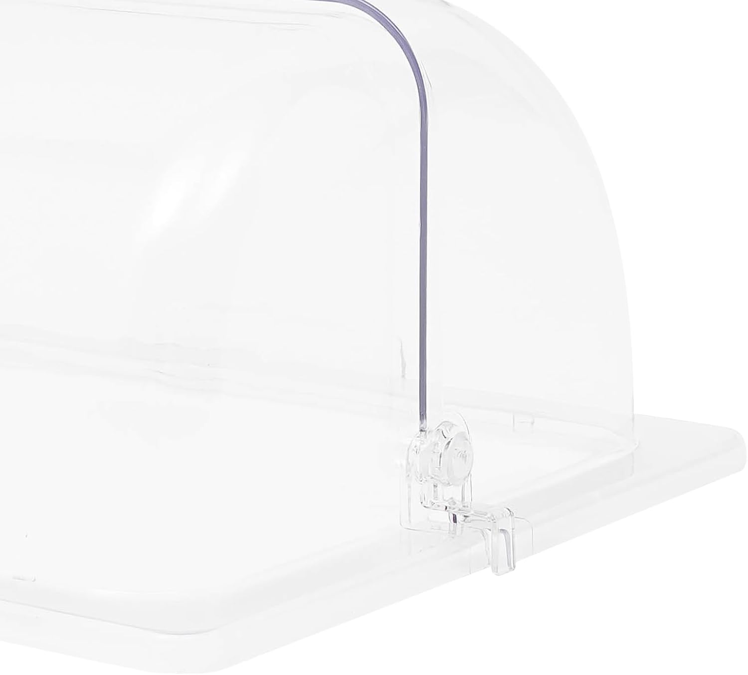 6 PCS Clear Chafing Dish Covers Roll Top Chafing Dish Chafing Dishes for Buffet Clear Plastic Chafing Dish Cover Food Display Cover for Cake, Salad Snack and Fruit