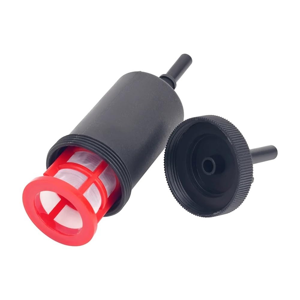 Filtro de combustible de gasolina con codo en línea desmontable de 6 mm, 8 mm y 10 mm, kit de limpieza lavable for motocicletas, ATV, scooters y motos de cross.(A (6mm))