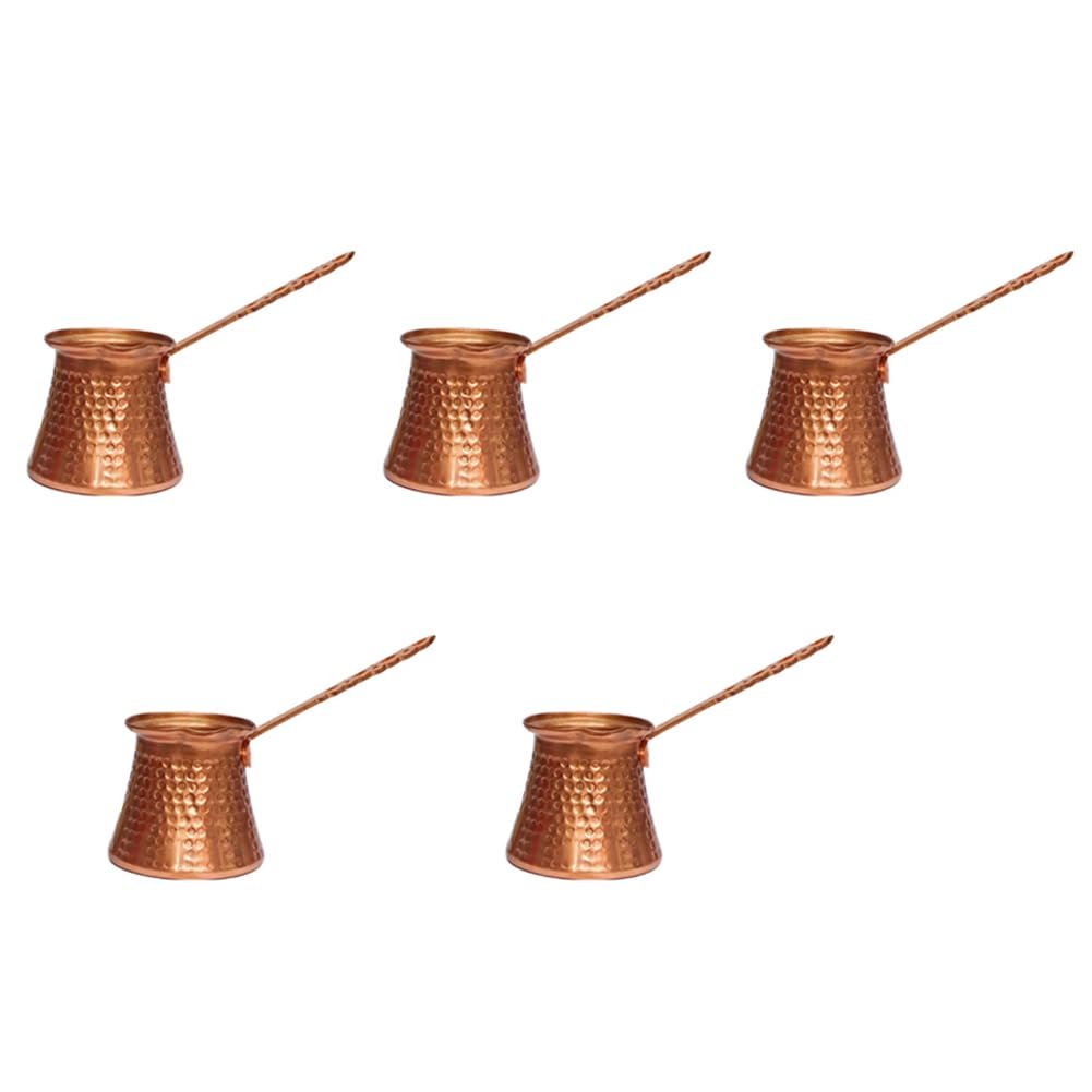 5X Coffee turecki dzbanek do kawy 320Ml Coffee turecki miedziany ekspres do kawy dla kafeterii Cezve