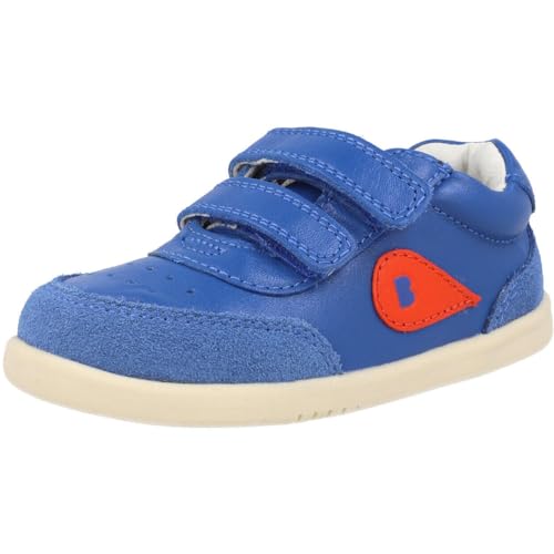 Bobux i-Walk Champ Sneakers Olympian Blue BQ10189JE5LE Leather Suede Kids Comfort Straps