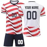 miaomiaocc 2026 Fan Soccer Jersey for Kids and Adult Personalised International Jersey with Name Number (USA)