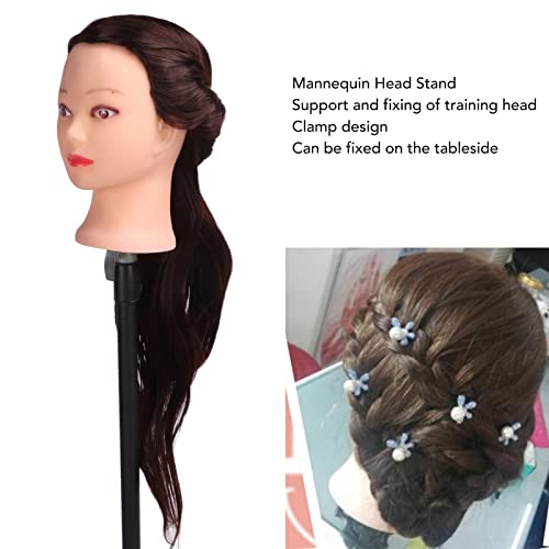 Muñecas de maniquí con pelo largo para aprender a hacer trenzas sin enredos 2
