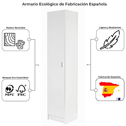 MUBLECASACOM-MUEBLECASA-COM-Armario-Eco-1-Puerta-Blanco-35cm-Ancho-x-174cm-Alto-x-38cm-Fondo MUBLECASACOM-MUEBLECASA-COM-Armario-Eco-1-Puerta-Blanco-35cm-Ancho-x-174cm-Alto-x-38cm-Fondo