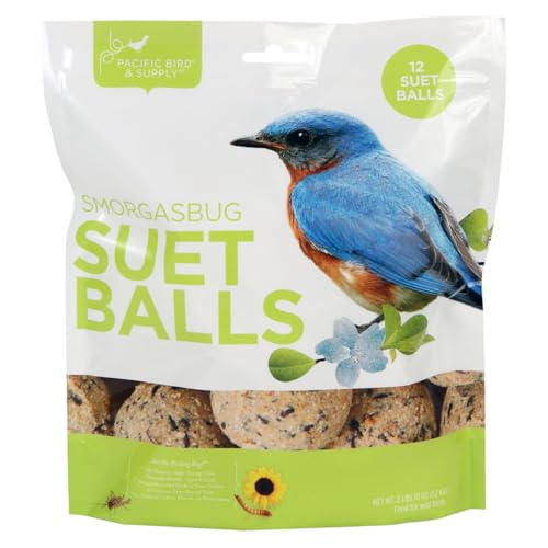 Pacific Bird & Supply Co. Smorgasbug Suet Balls 12 pk