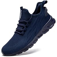 VGPSFN Damen Slip-On Sneakers Scarpe Outdoor Leggere e Traspiranti Scarpe Casual per Tutti i Giorni Scarpe Basse Adatte per Escursionismo Trail Running Allenamento Blu Scuro EU 39