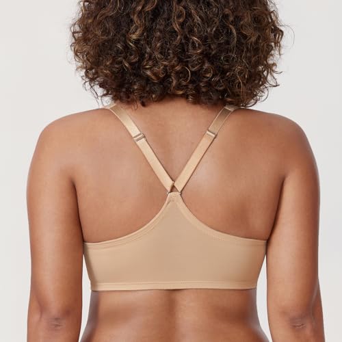 Image of DELIMIRA Women's Front Closure Racerback Plus Size Bra