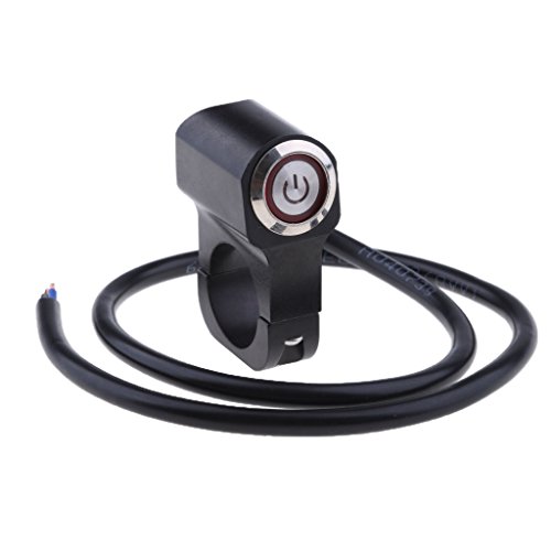 Interruptor de manillar de aluminio resistente al desgaste para motocicleta