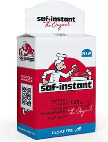 SAF Levadura Red - Levadura de panadero instantánea para panes - 125 g + pegatina de la marca Maolo