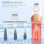 Laser Hair Removal Ubroo IPL Hair Removal Device with 5℃ Ice Cooling, 3 In 1 Painless Hair Removal For Women Men Permanent Face Body Beauty Care (Gold) - Image 3